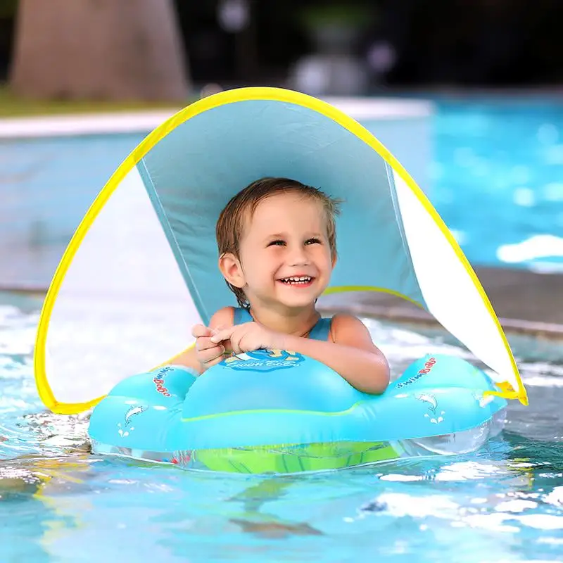 Fashion Modern pool with shield inflatable baby swimming ring