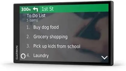 Garmin DriveSmart 65 dengan Alexa, Navigator GPS dengan kontrol suara bawaan dengan layar resolusi tinggi 6.95"
