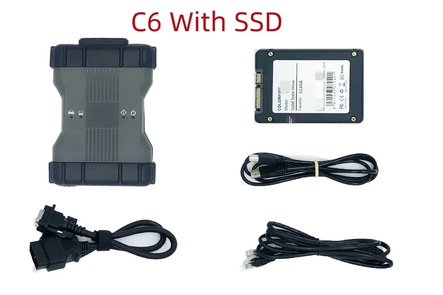 SUPER MB Star C6 DoIP 2023.12 MB VCI WiFi Support CAN BUS with Software SSD Multiplexer Diagnosis Tools Full Function for BENZ