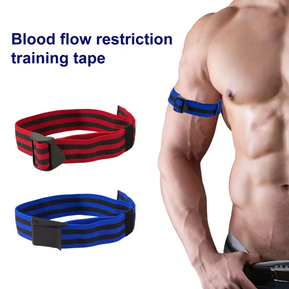 Compression Band Adjustable Elastic Occlusion Bands for Blood Flow Restriction Training Comfortable Pressurized Tape for Arm