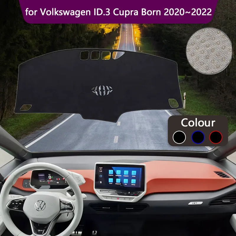 Car Dashboard Cover Board Mat Carpet for Volkswagen VW ID.3 2020 2021 2022 Anti-dirty Sunshade Anti-Slip Pad Cushion Accessories