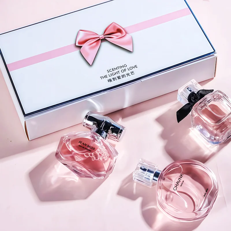

90ML (30ml × 3pcs) brand rose perfume Women's Set Perfume Spray Flirtatious Pheromone Long-lasting Floral Fruit Perfume set