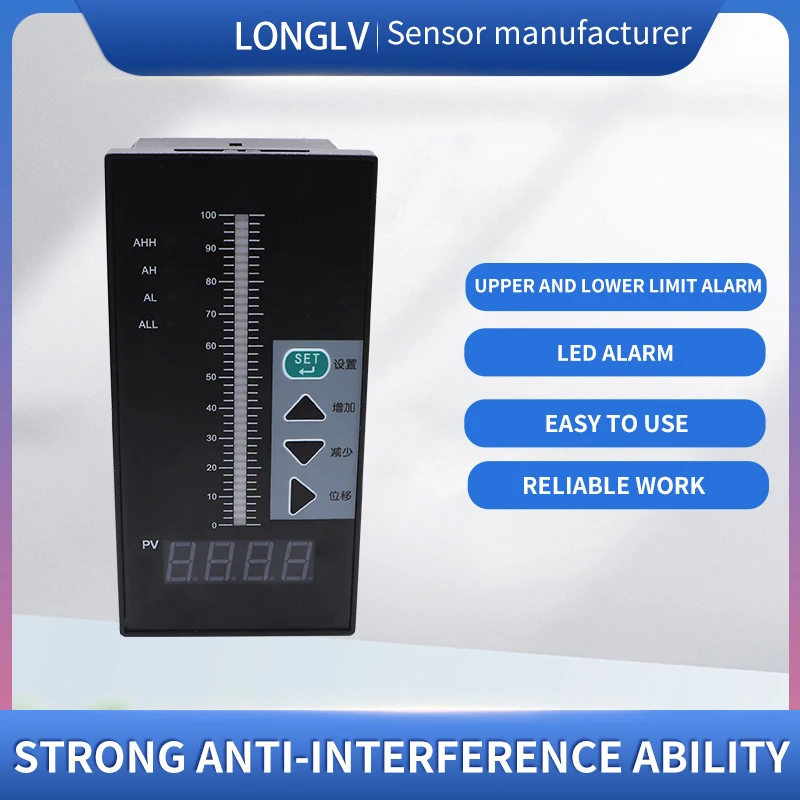 أداة عرض الضغط الرقمي الذكي LONGLV PY500