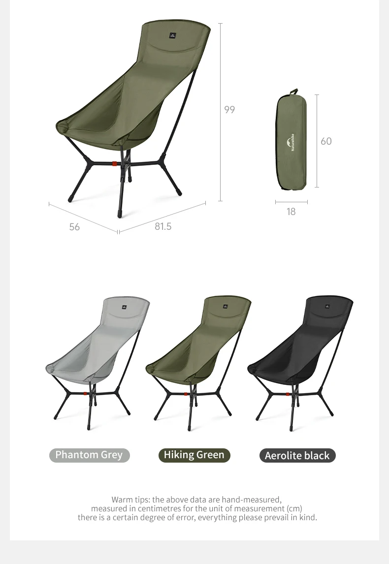 Naturehike 2025 YL01 Ultraleichter, automatischer Klappstuhl mit Schnellverschluss, tragbarer Outdoor-Camping-Strandstuhl, hält 150 kg stand – Detail 17