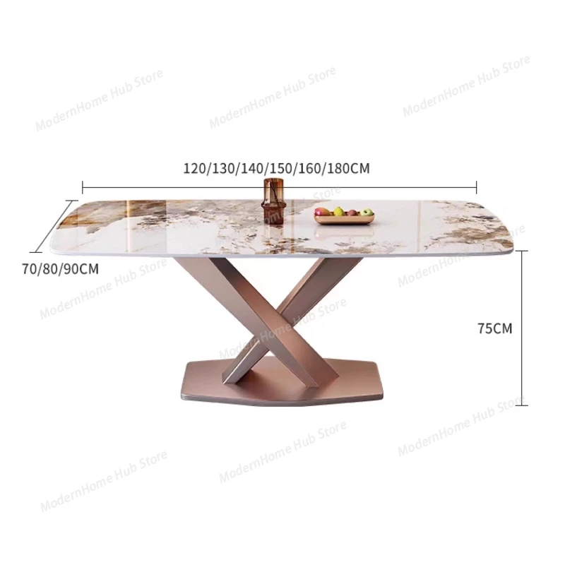 Modern Dining Table Home Furniture Clearance Table Kitchen Dining Room Table Desk Mid-century Pliante Comedor One Action Side