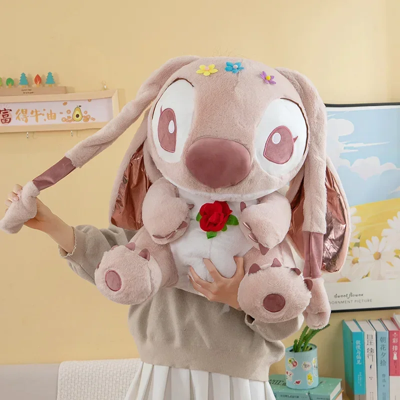 ディズニー リロとスティッチ 30-65 センチメートルぬいぐるみローズゴールドアニメぬいぐるみスティッチ人形枕かわいいぬいぐるみ子供の誕生日ギフト