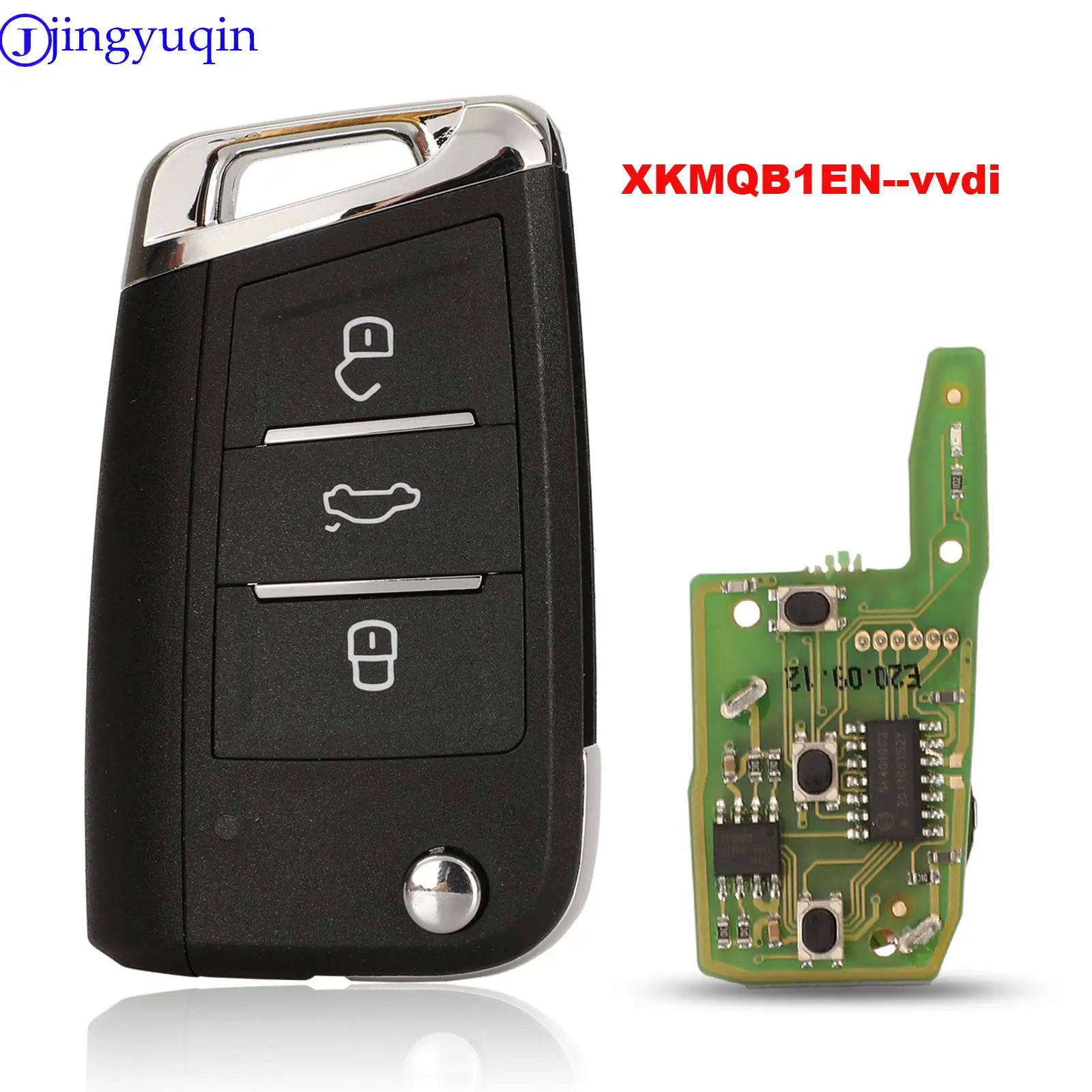 XHORSE jingyuqin XKMQB1EN For VW Remote Key MQB Style 3 Buttons for VVDI Key Tool