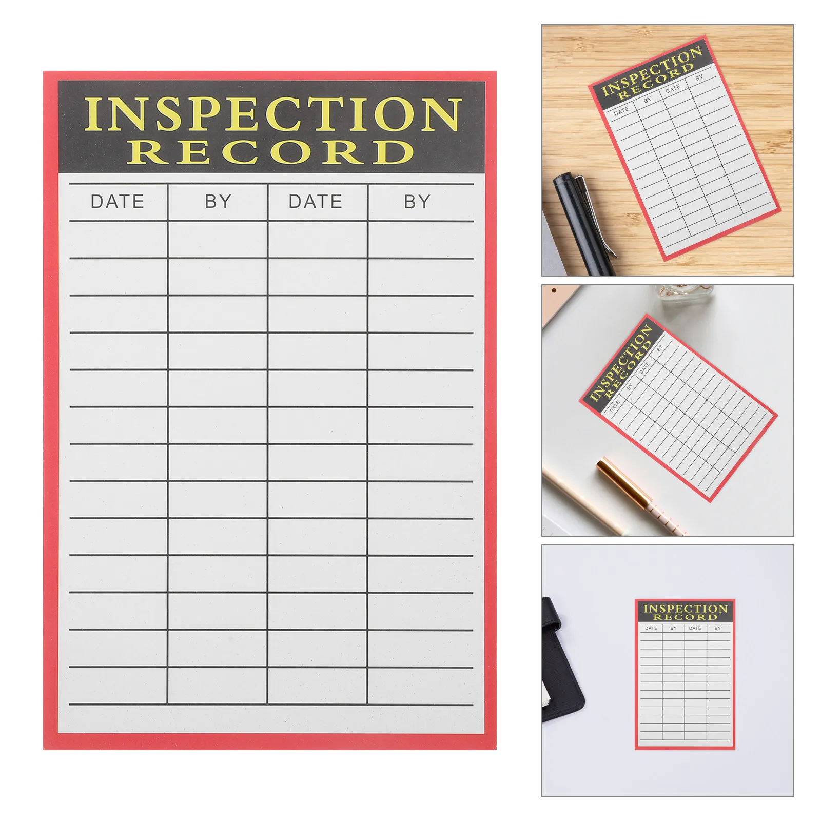 20 Sheets Warehouse Management Cards Inventory Shipping Transport Pallet Record Cards for Efficient Logistics Tracking and