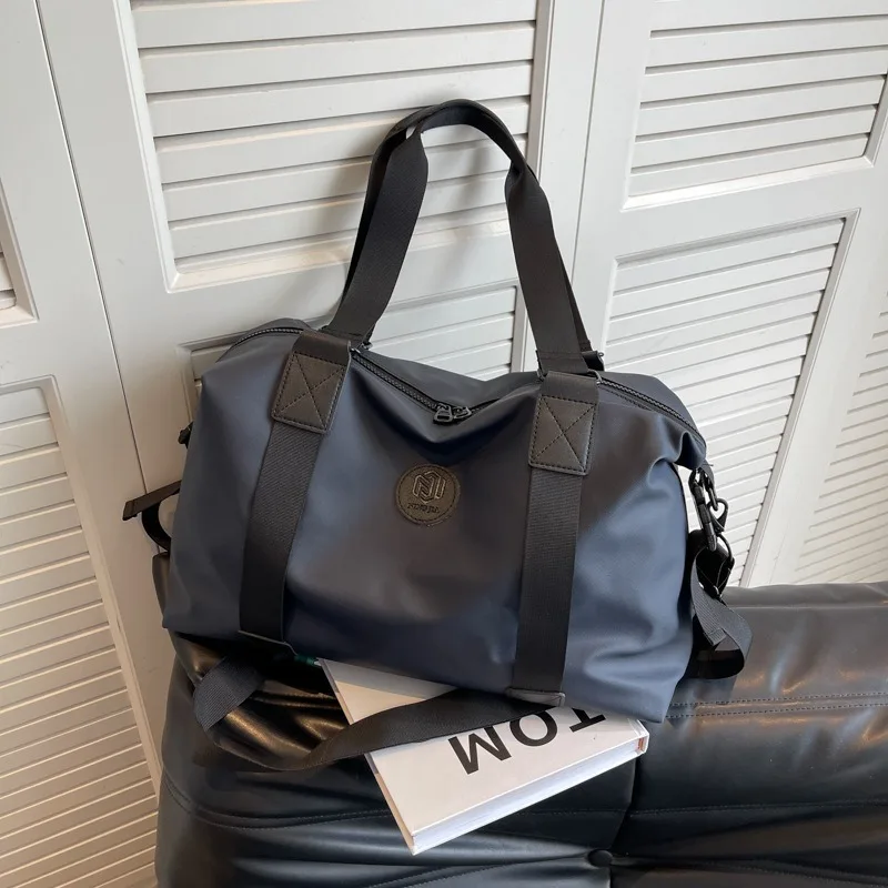 Sac de sport en nylon imperméable pour hommes et femmes, sac à main de voyage à main, sacs fourre-tout de sport, bagages de rangement de grande capacité