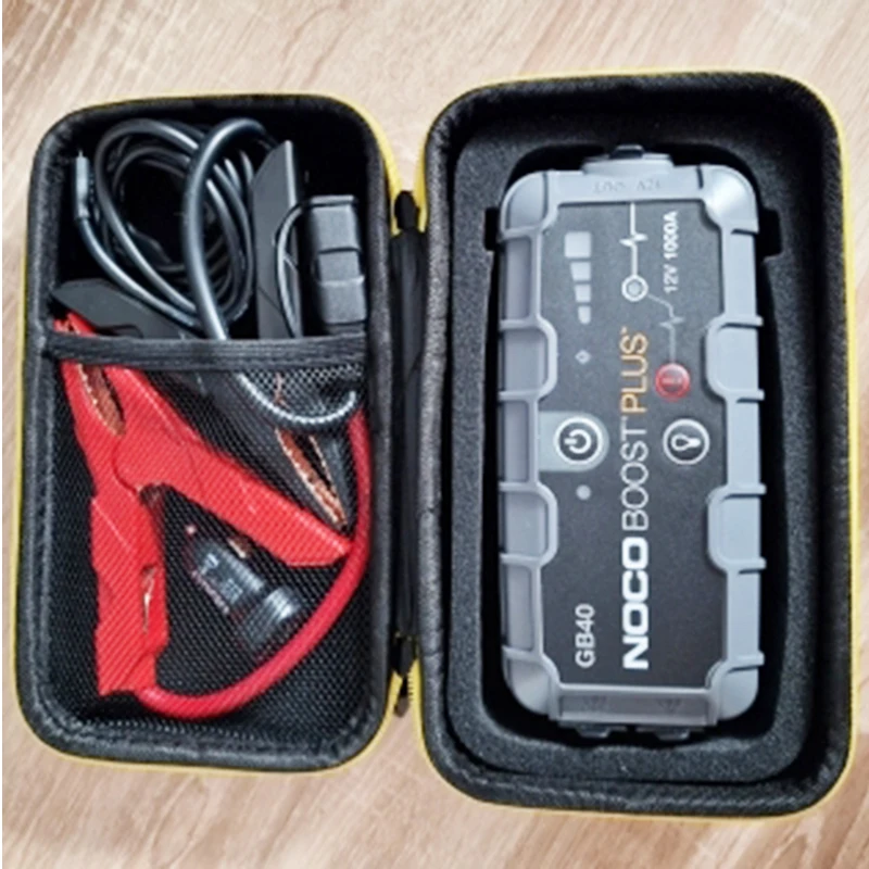 

Hard EVA Outdoor Travel Protect Bag Carry Cover Case for NOCO Boost Plus GB40 1000 Amp 12V UltraSafe Lithium Jump Starter