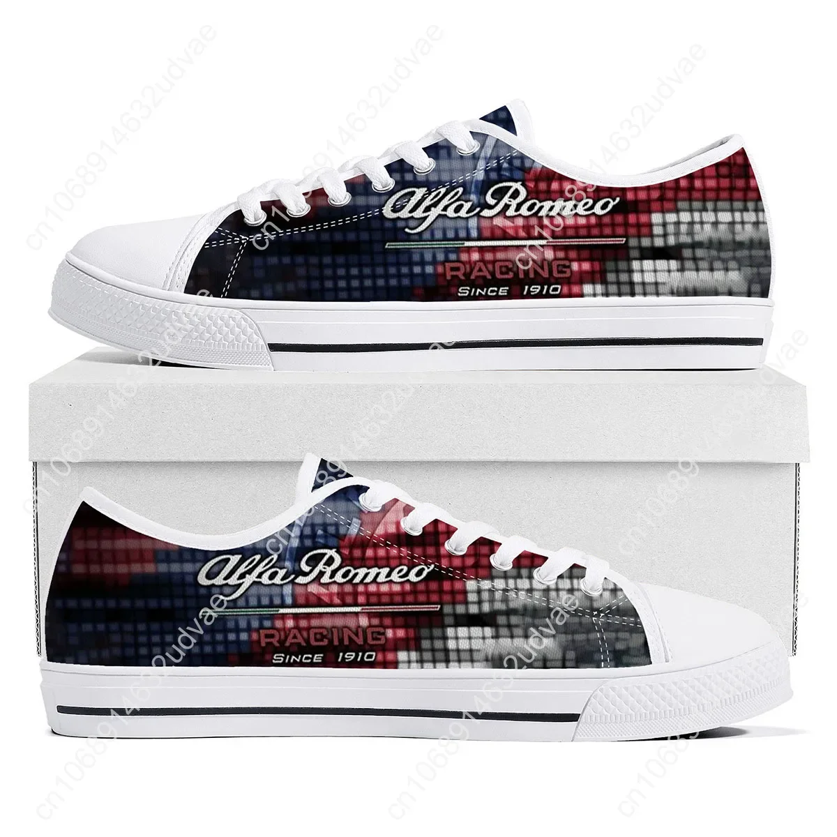 R-Romeo-Baskets basses en toile pour hommes et femmes, chaussures décontractées pour couples, chaussures blanches sur mesure pour adolescents, unisexe, haute qualité, A-adieu