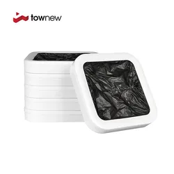 Townew Smart Trash Can T1 T1S Tair T1X Garbage Bag 12Pcs Accessories Original Replacement Auto Packing and Changing Plastic Bags