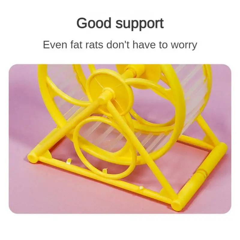 Hamster Silent Running Wheel Anti-jamming Foot Runner Hamster Golden Bear Running Wheel Toy Runner Stand Small Hamster Supplies