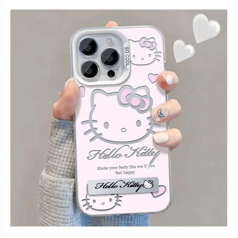 Hello Kitty حافظة هاتف مع حامل قوس ، مقاوم للصدأ ، لطيف ، Y2K ، A55 ، A54 ، 5G ، A15 ، A34 ، S24 ، S23 Ultra ، S20 FE ، S21 ، S22 Plus #2