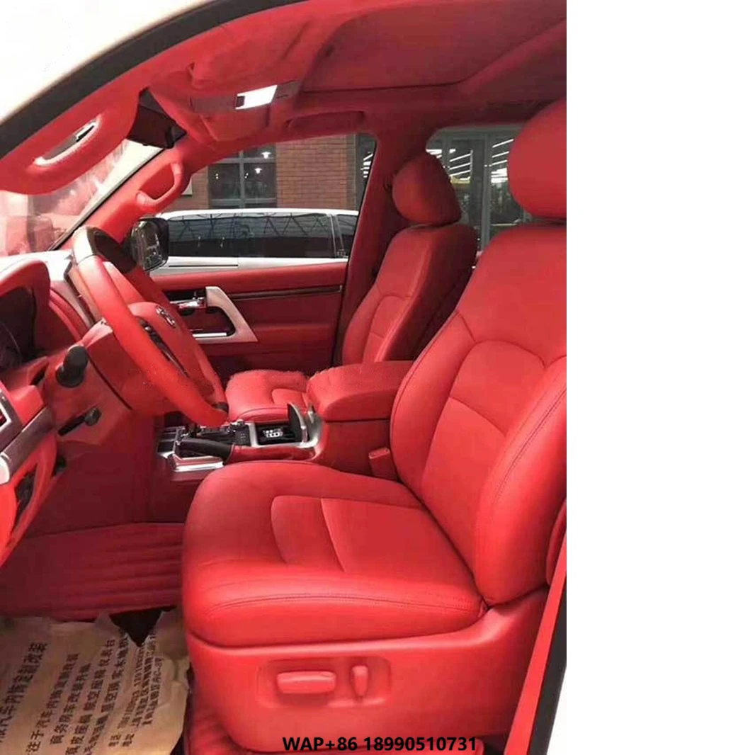 

Custom Made for Car Seat Cover 3 Rows with 6-8 Seats Luxury High Quality Nappa Leather Original Fit for Pajero