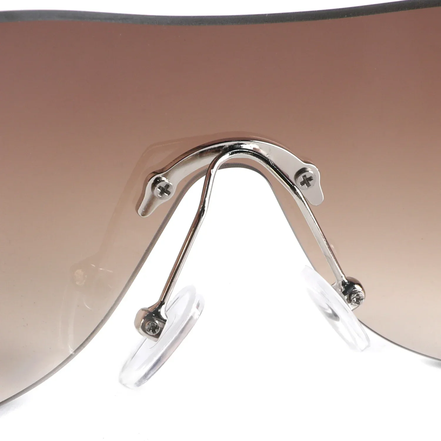 نظارات شمسية نسائية موضة القلب نظارات شمسية للكبار Gafas De Sol Y2K Para Hombre Y Mujer lrest De Una Pieza Con Degrad #5