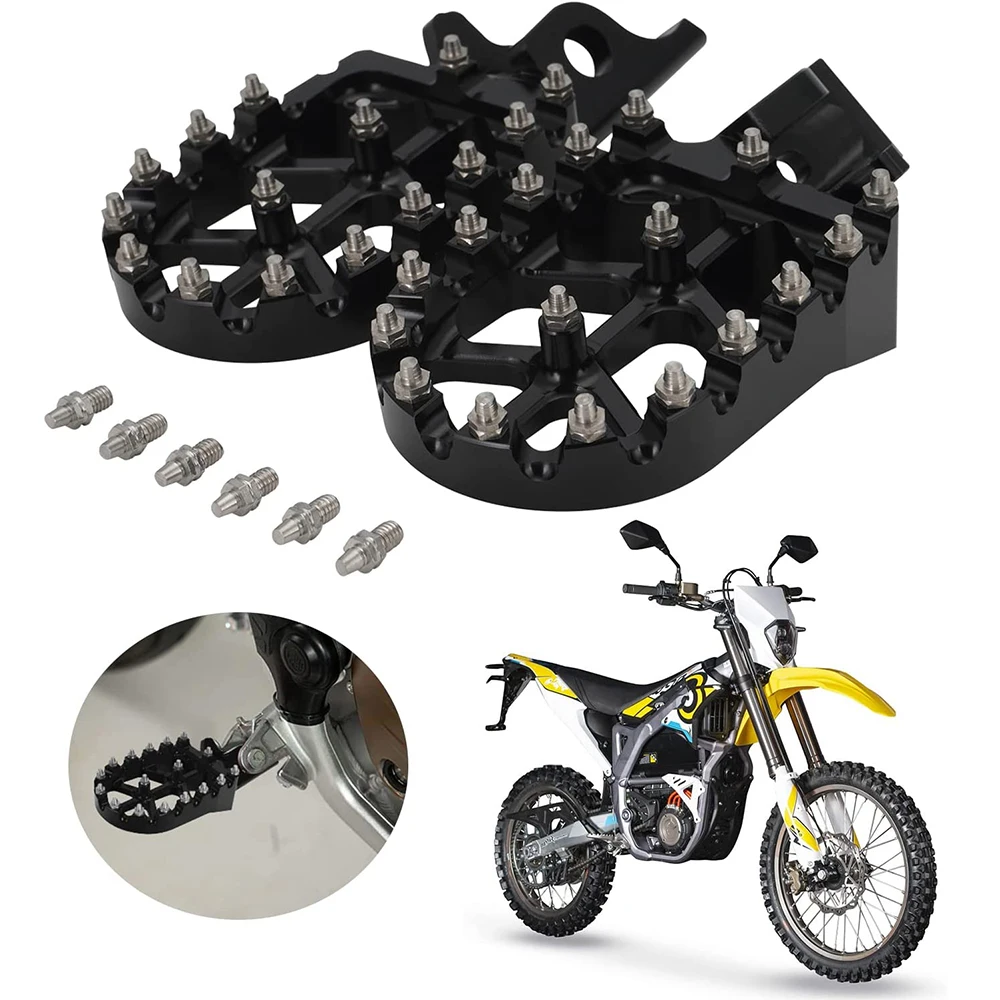 

For Surron Sur-Ron Sur Ron Light Bee XS Motorcycle 7075 Footpegs Foot Pegs rests Pedals Off-Road Electric Vehicle Aluminum