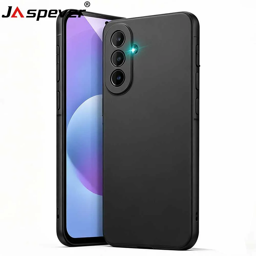 Matte Black Silicone Soft Case For Samsung Galaxy A57 A37 A27 A17 A56 A36 A16 A55 A35 A15 A54 A14 A73 A53 Ultra Thin Tpu Shell