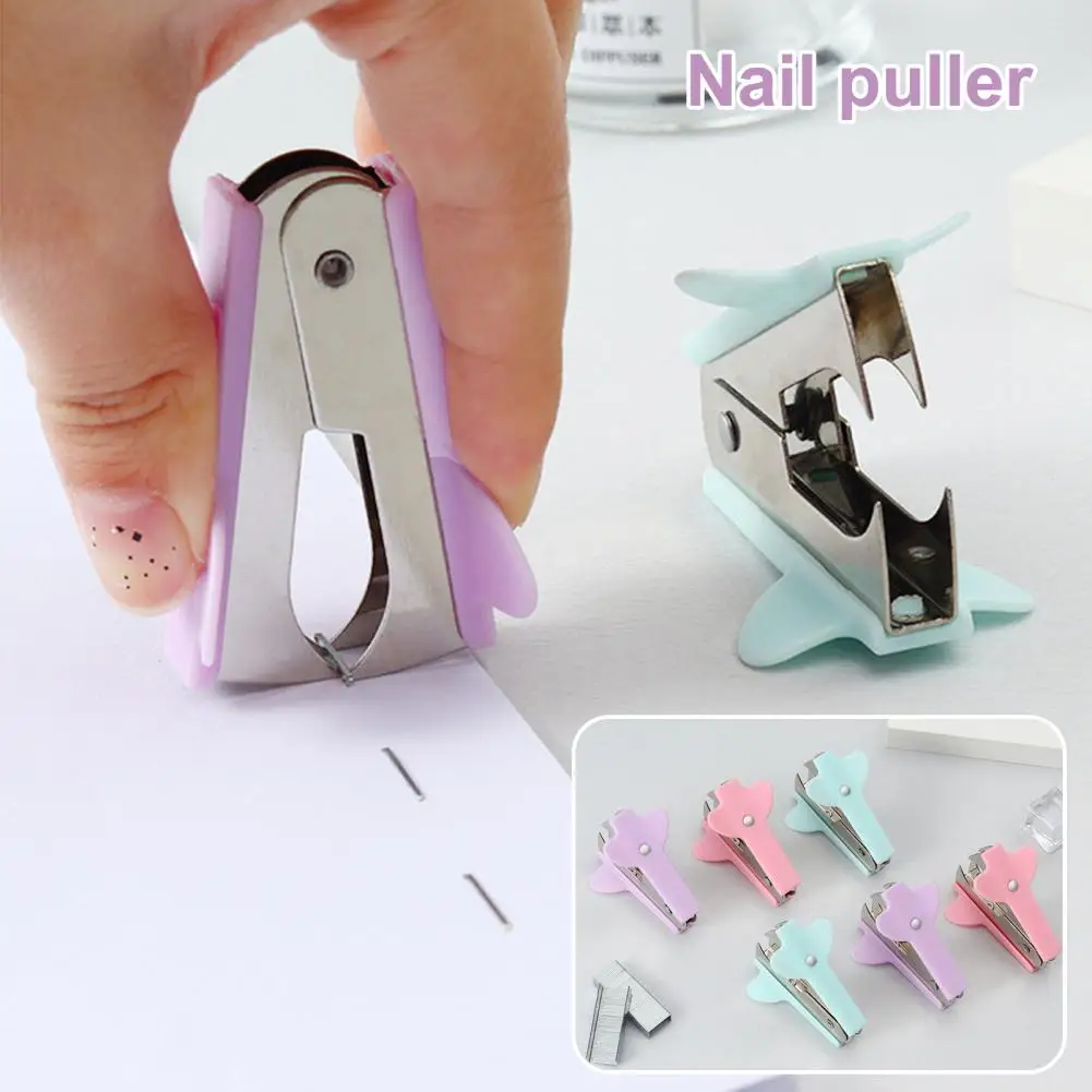 プロのステープルリムーバーツール、ステープルリムーバー、省力化プラー、学校および事務用品、3個