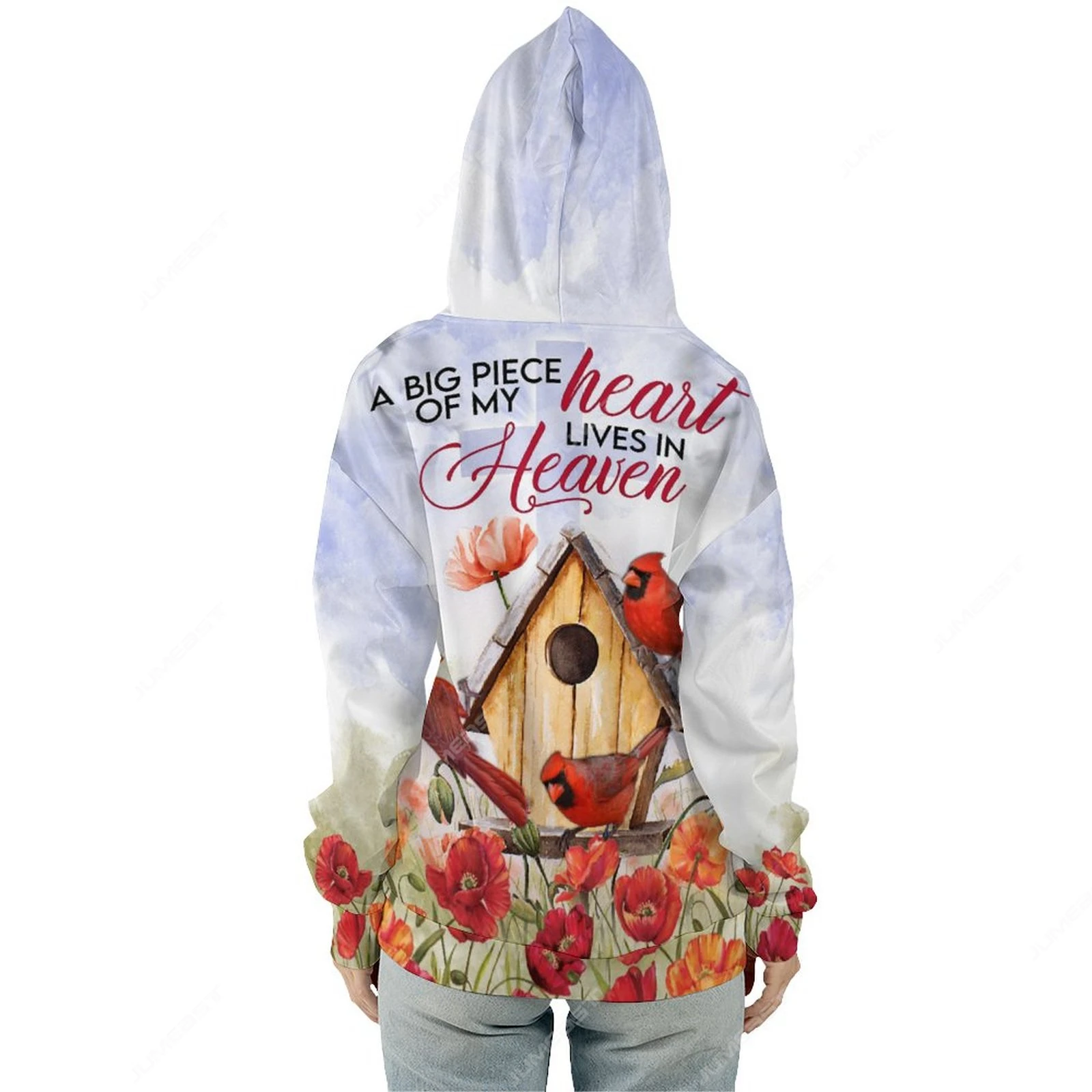 Jumeast Cardinals Women Zipper Hoodies Fitness Cottagecore Fall Aesthetic Bird Men Hooded Sweatshirts Drip Hippie Clothes Coats