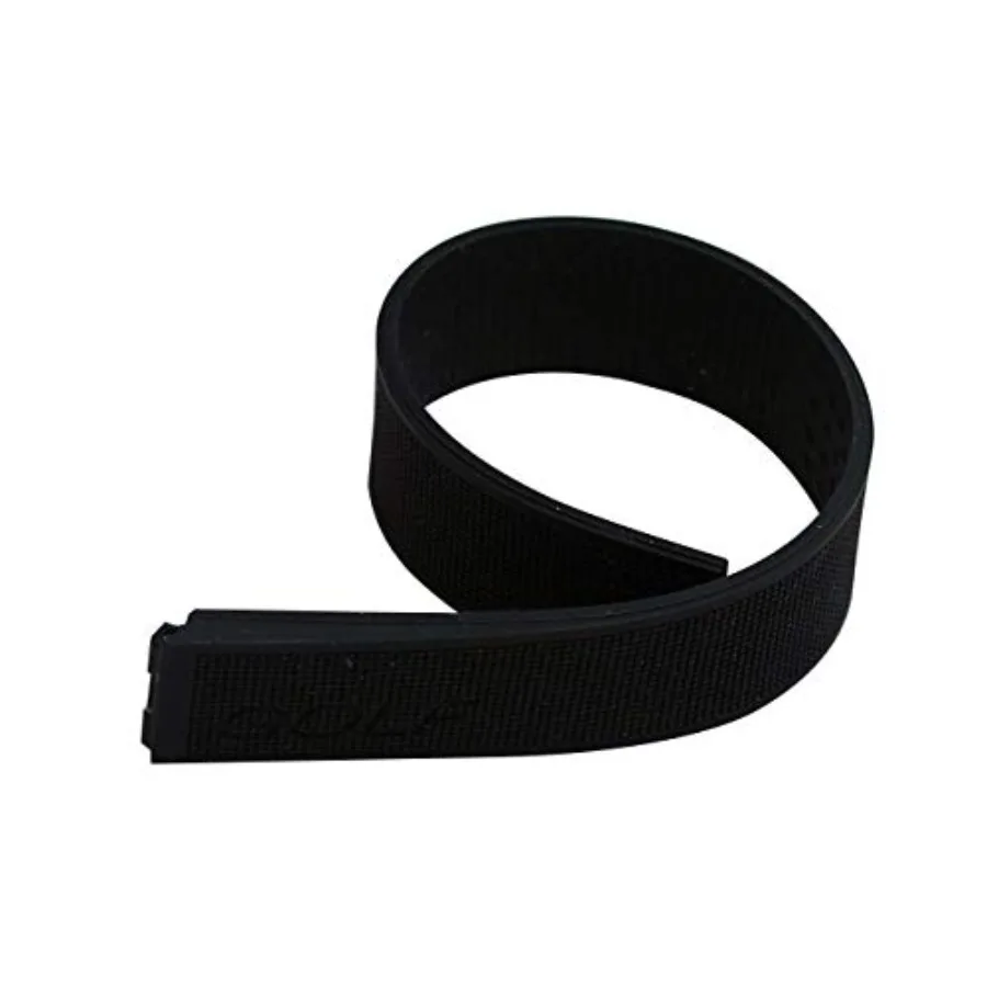 

Black Silicone Rubber Watch Band to Fit TAG Heuer Golf FT6004