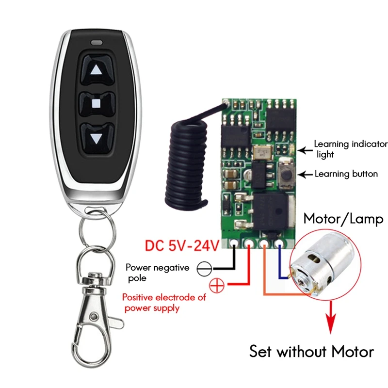 Kontroler bezprzewodowy Regulator prędkości silnika prądu stałego 3.7-24V moduł wysokiej napędzana mechanicznie