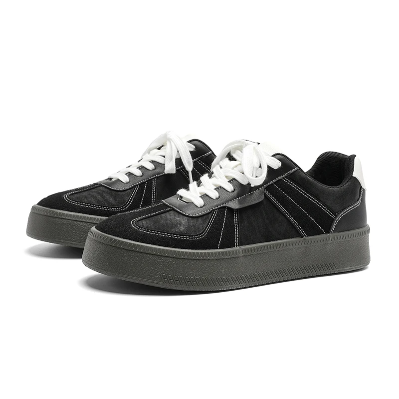 

Men's Breathable Casual Sports Shoes Summer 2026 Trendy Matching Retro Dequn Men's Shoes Comfortable Plastic Sole Ankle High