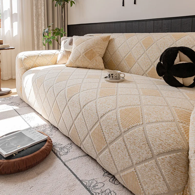 Adjustable Elastic Sofa Cover Armchair Protector Corner L Shape Leaves Slipcovers Couch Covers 1/2/3/4/5 Seater