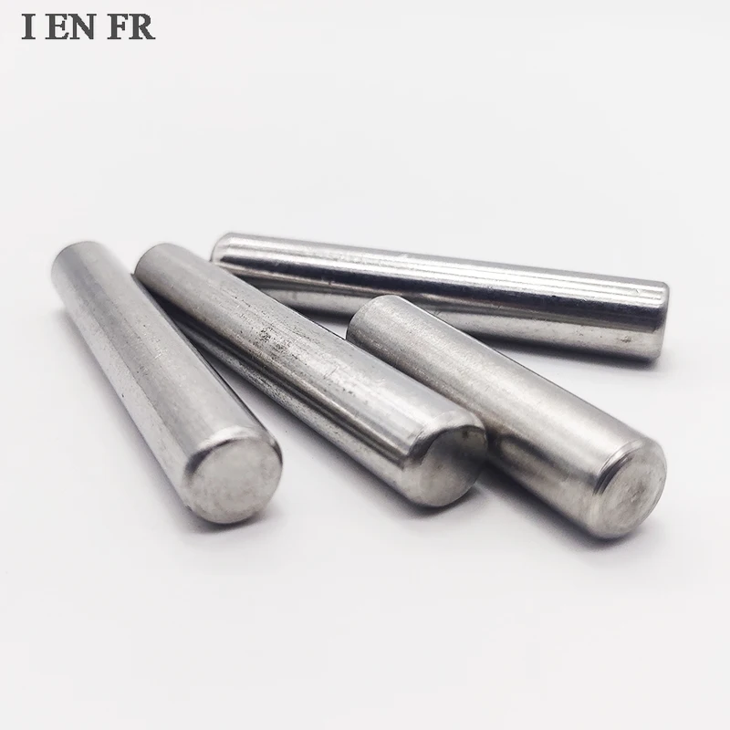 

5/10/20pcs M2 M2.5 M3 M4 M5 M6 M8 M10 M12 GB119 304 Stainless Steel Solid Bearing Cylindrical Positioning Roll Dowel Pin