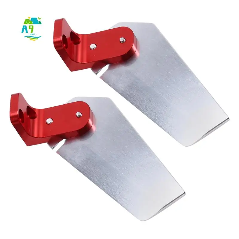 A09E-Turn Fin 95Mm Length Adjustable Aluminum Turn Fins For RC Offshore Boats, Racing O Boats ,Remote Control Boats Parts