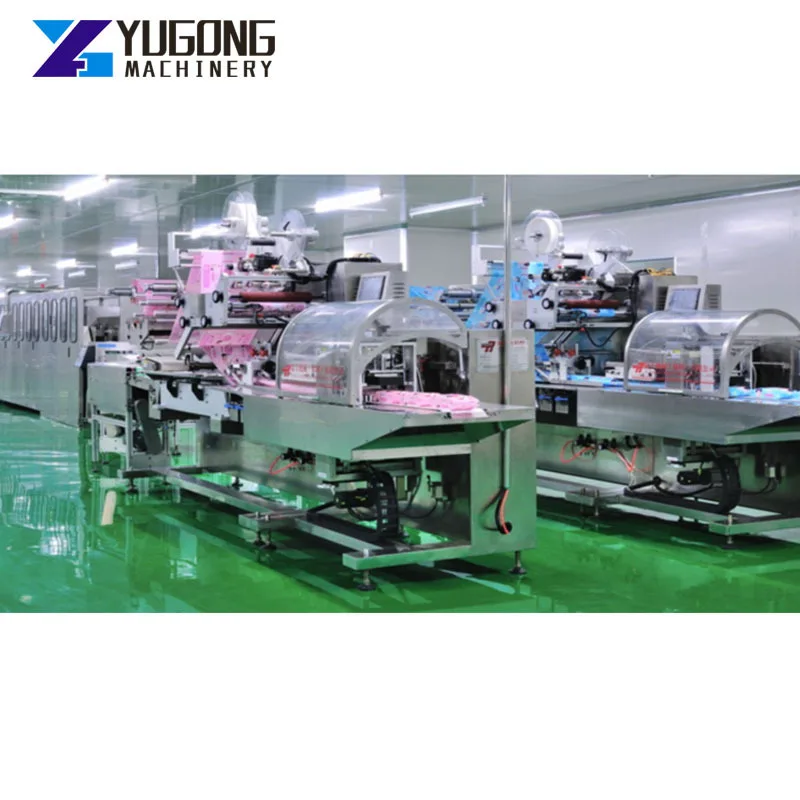 YUGONG Baby Wet Wipes Making Machinery Automatic Wet Wipes Packing Machine Nonwoven Wet Wipes Machinery Production Line