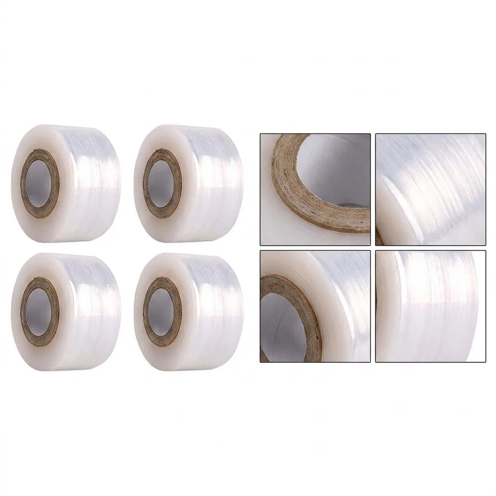 480m Grafting Tape 4 Pieces 120m Each for Fruit Tree and Flower Grafting Plant Propagation Stretchable Polyethylene Tape