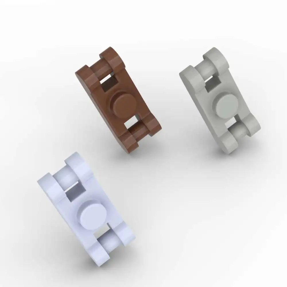 MOC 10PCS 개조형 78257 1x1 플레이트 빌딩 블록 키트 바 핸들 포함 파츠 브릭스 파티클 장난감 어린이 생일 선물