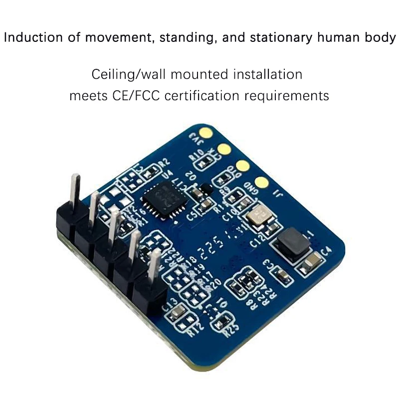 24Ghz HLK LD2420 Millimeter Wave RadarHuman Presence Sensing Module DC 3.3V Micro Motion Intelligent Sensor