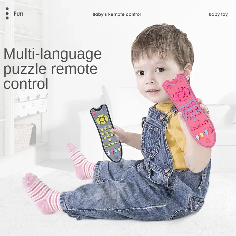 Interactive Early Learning Baby Toy Smart Phone TV Remote with Numbers for Developing Cognitive Skills Hand-Eye Coordination