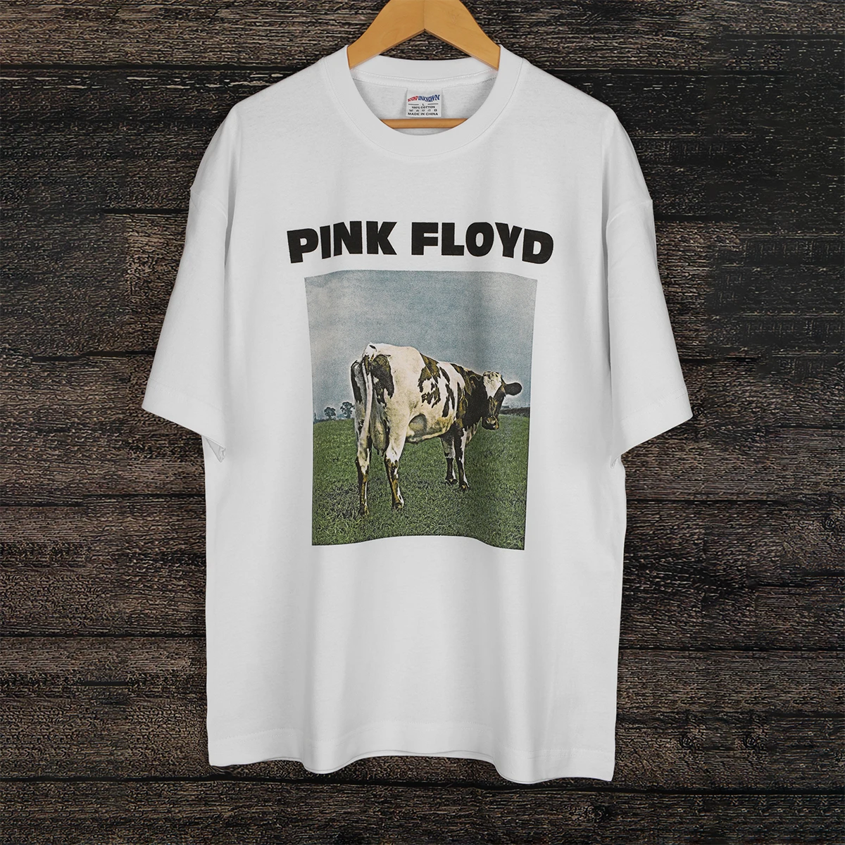 Camiseta Atom Heart Mother Pink Floyd, Camiseta de Algodão para Homens, Estilo Rock, Estampa Gráfica Unissex, Camiseta de Manga Curta para o Verão