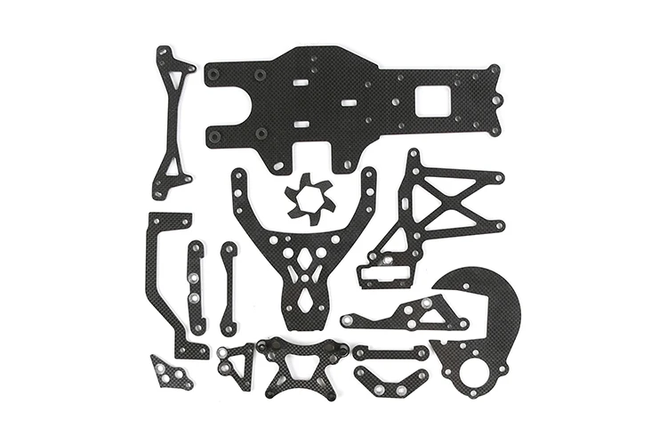 Lichtgewicht ondersteuningsset van koolstofvezel voor 1/5 ROFUN HPI BAJA 5B 5T 5SC