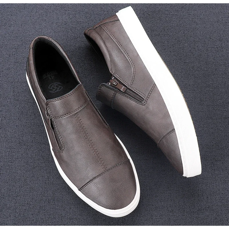 Shoes Man 2024 Trend High Quality Leather Casual Shoes Luxury Comfortable Loafers Fashion Moccasins Flats Men Driving Shoes