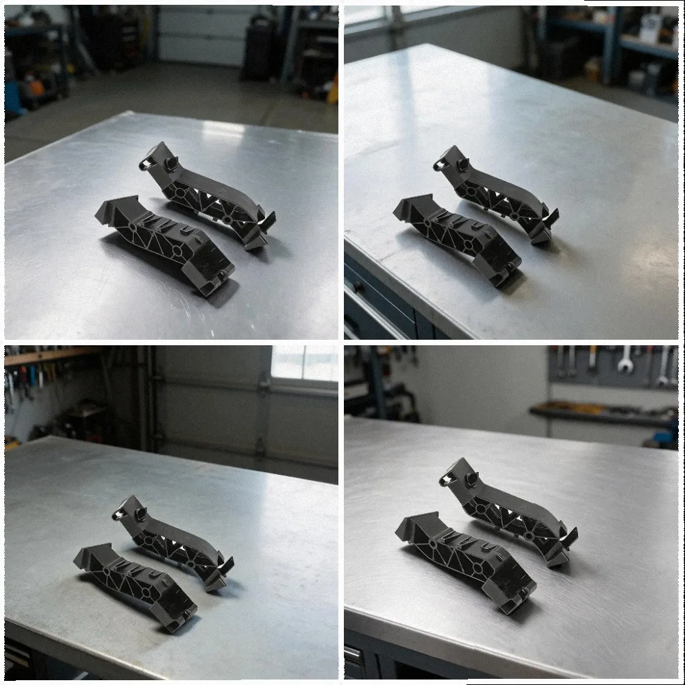 /Pair /Front /Bumper Bracket For Mercedes W447 For Vito 2014-2021 Black ABS Replacement Car Exterior