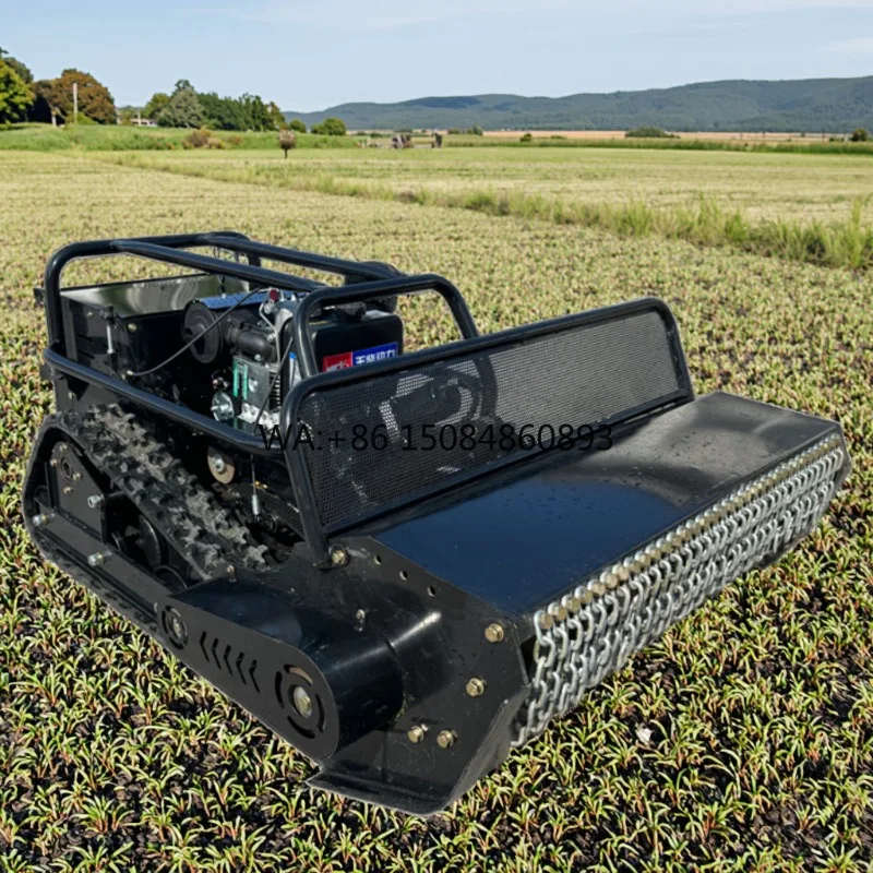 Mini 1000mm Robotic Lawnmower 20HP -Powered 500m Remote Control 100cm Mowing Width New Model JiaFu Brand