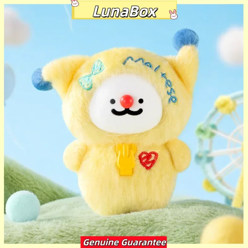 

Original Maltese My Good Partner Series Vinyl Plush Keychain Blind Box Cute Hanging Doll Collectible Bag Charm & Gift For Girls