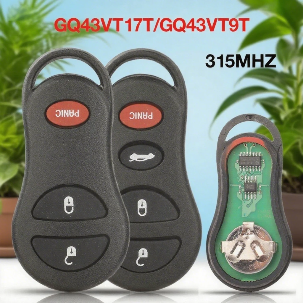 Jingyuqin 3/4BTN GQ43VT9T GQ43VT17T 315 MHZ Slimme Afstandsbediening Sleutel Voor Chrysler Concorde 300 LHS Neon Voor Dodge Interpid Neon Plymouth