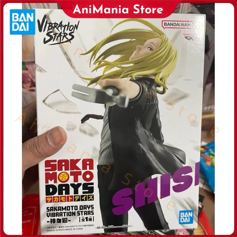 

In Stock Original Bandai SAKAMOTO DAYS Shishiba PVc 18cm Anime Figure Action Toys Figurine Collector Model Doll Toys Gifts
