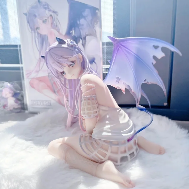 ฟิกเกอร์อนิเมะ oEyEsN DSmile Akuma Musume ของแท้ใหม่ ภาพประกอบโดย Dsmile ขนาด 1/7  ฟิกเกอร์ PVC ของเล่นสะสมจากเกม