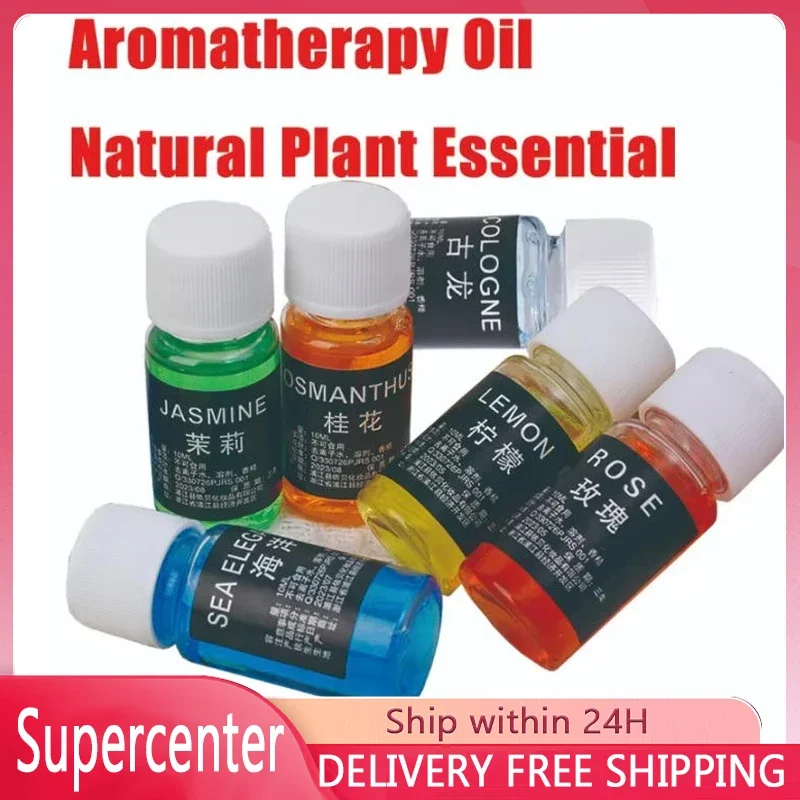 Car Air Freshener Auto Air Outlet Perfume Supplemental Liquid Aromatherapy Oil Natural Plant Essential Car Vents Fragrance 10ml
