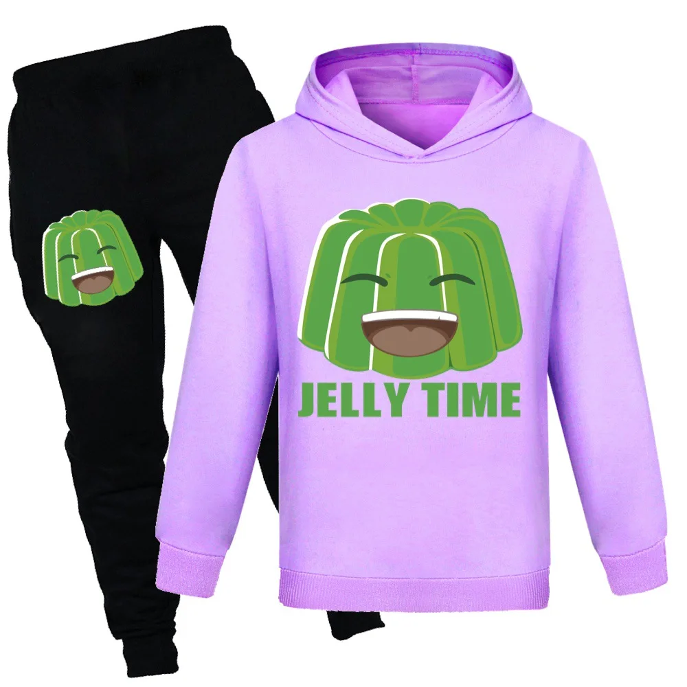 الأولاد أزياء ملابس الاطفال جيلي الوقت طويلة الأكمام بلوزات + السراويل 2PCS الدعاوى طفل الفتيات Outfits465