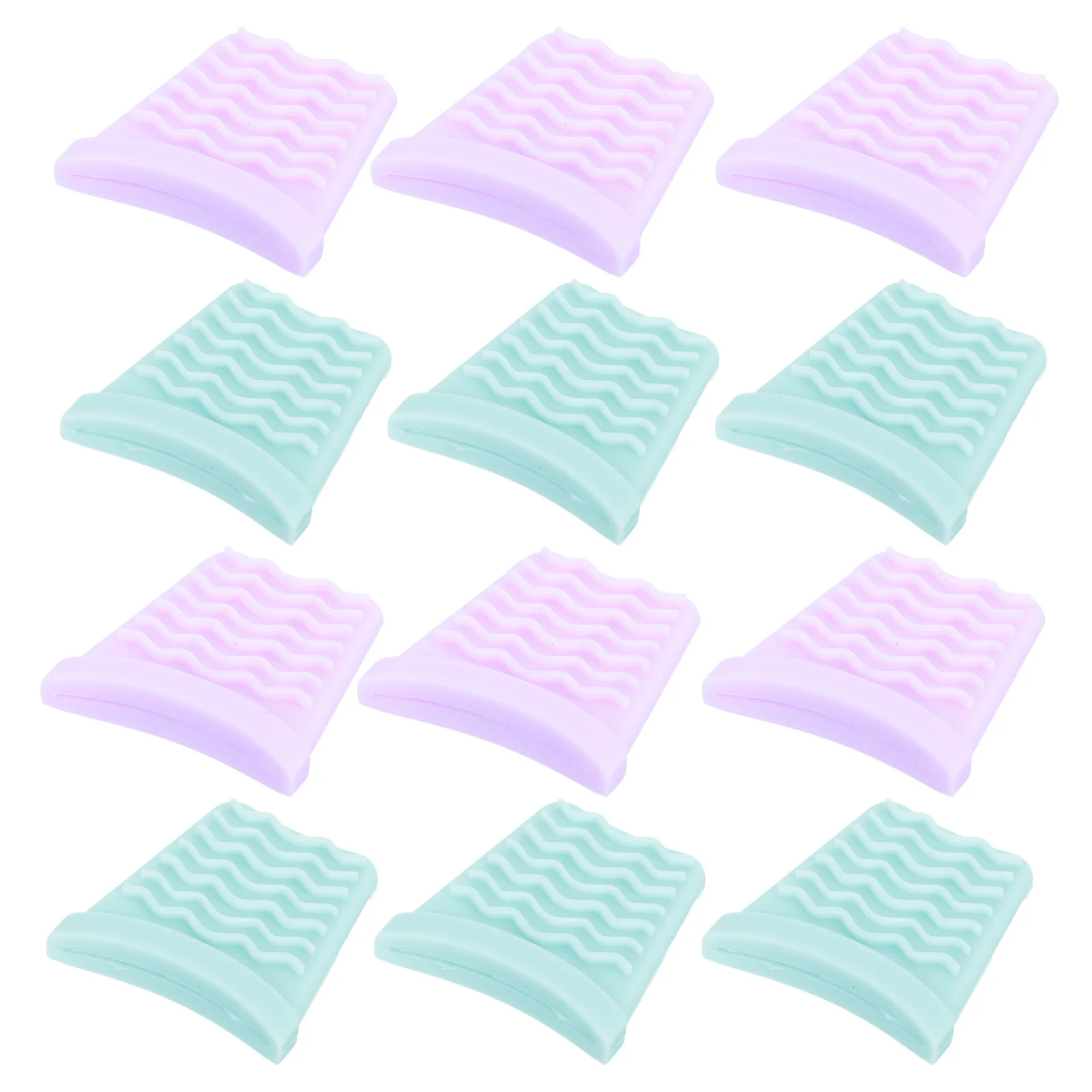 12 قطعة سيليكون بالموجات فوق الصوتية الجلد الغسيل يغطي قابلة لإعادة الاستخدام قبعات واقية لأدوات تنظيف الوجه العزل الحراري دائم #5