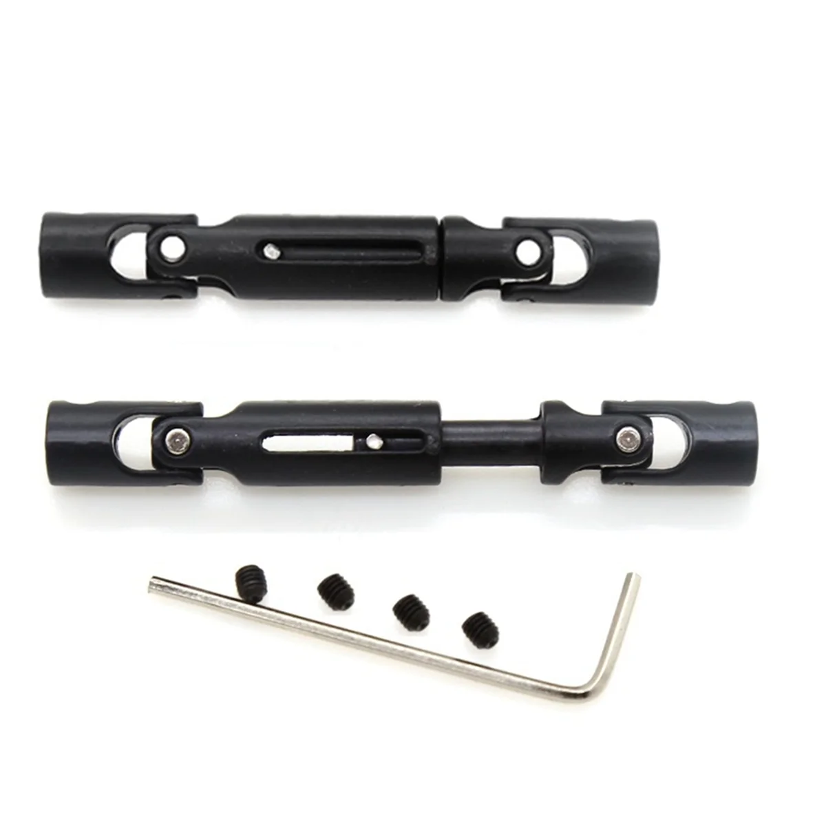 A17I 6Pcs Metal Universal Drive Shaft for D12 C14 C24 B16 B36 B24 MN D90 MN99S RC Car Upgrade Parts