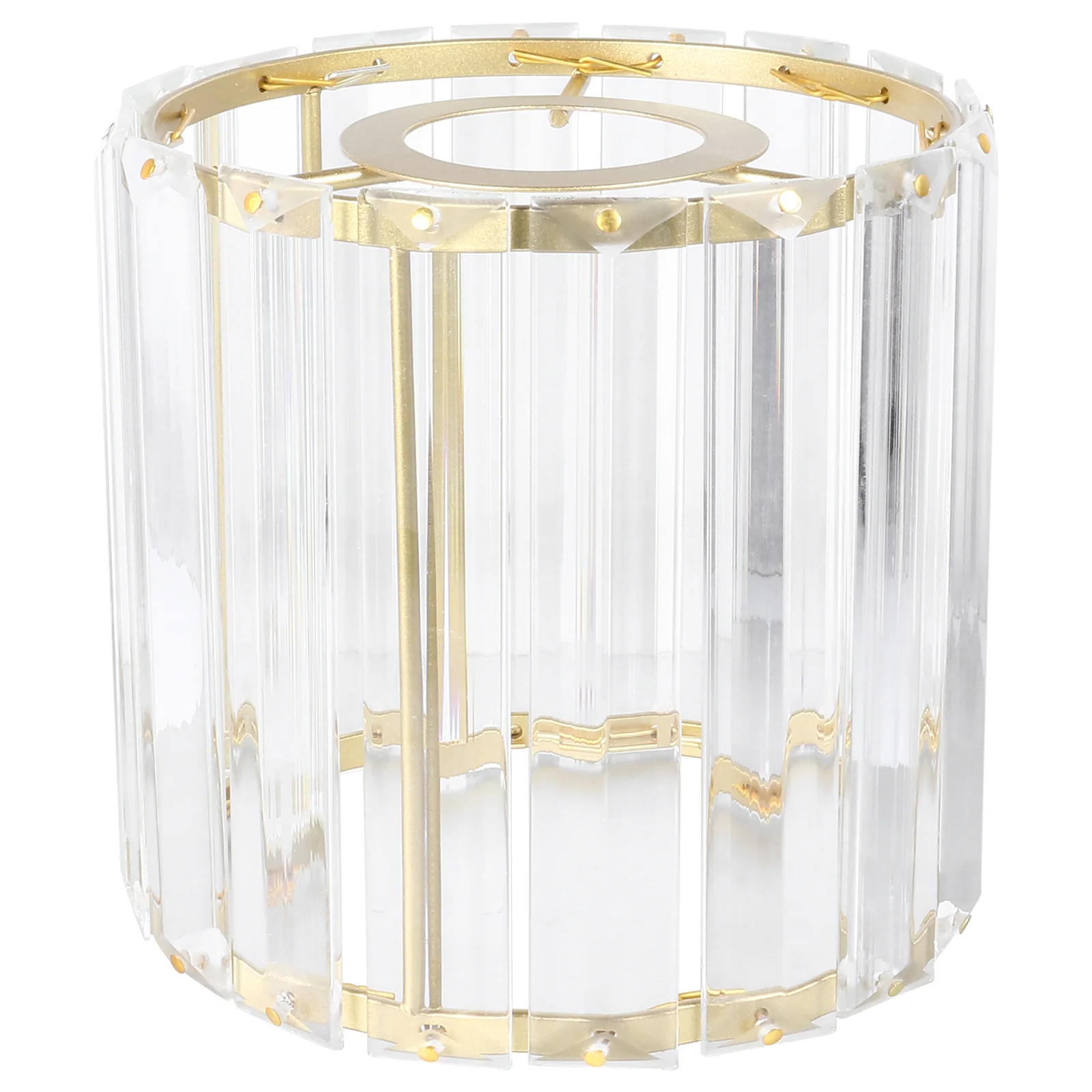 

Crystal Lampshade Unique Metal Art Lampshade Dustproof Decorative Lighting For Bedroom Wall Floor Ceiling Lamps E27