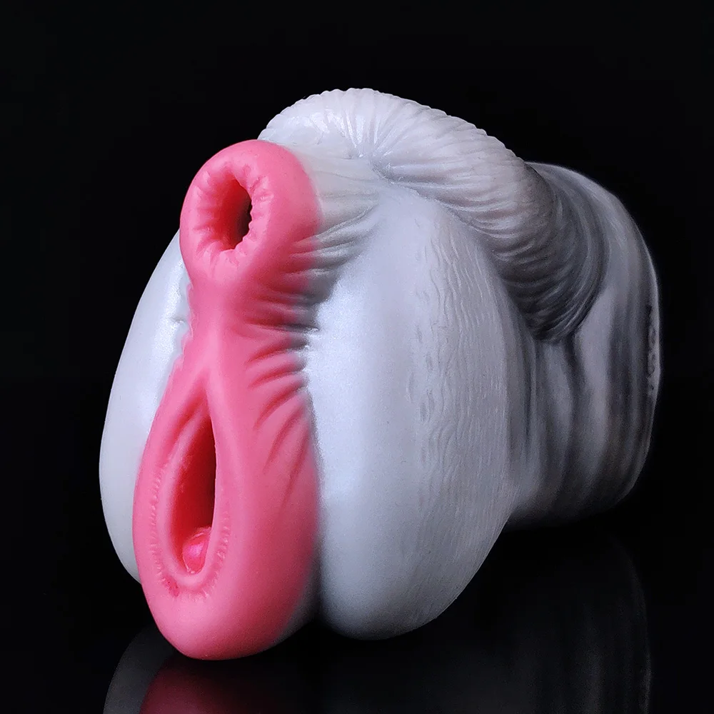 YOCY Fetish Masturbator Erotic For Men Dual Channel Gay Ass Toy Pocket Pussy Soft Silicone Stroker 18+